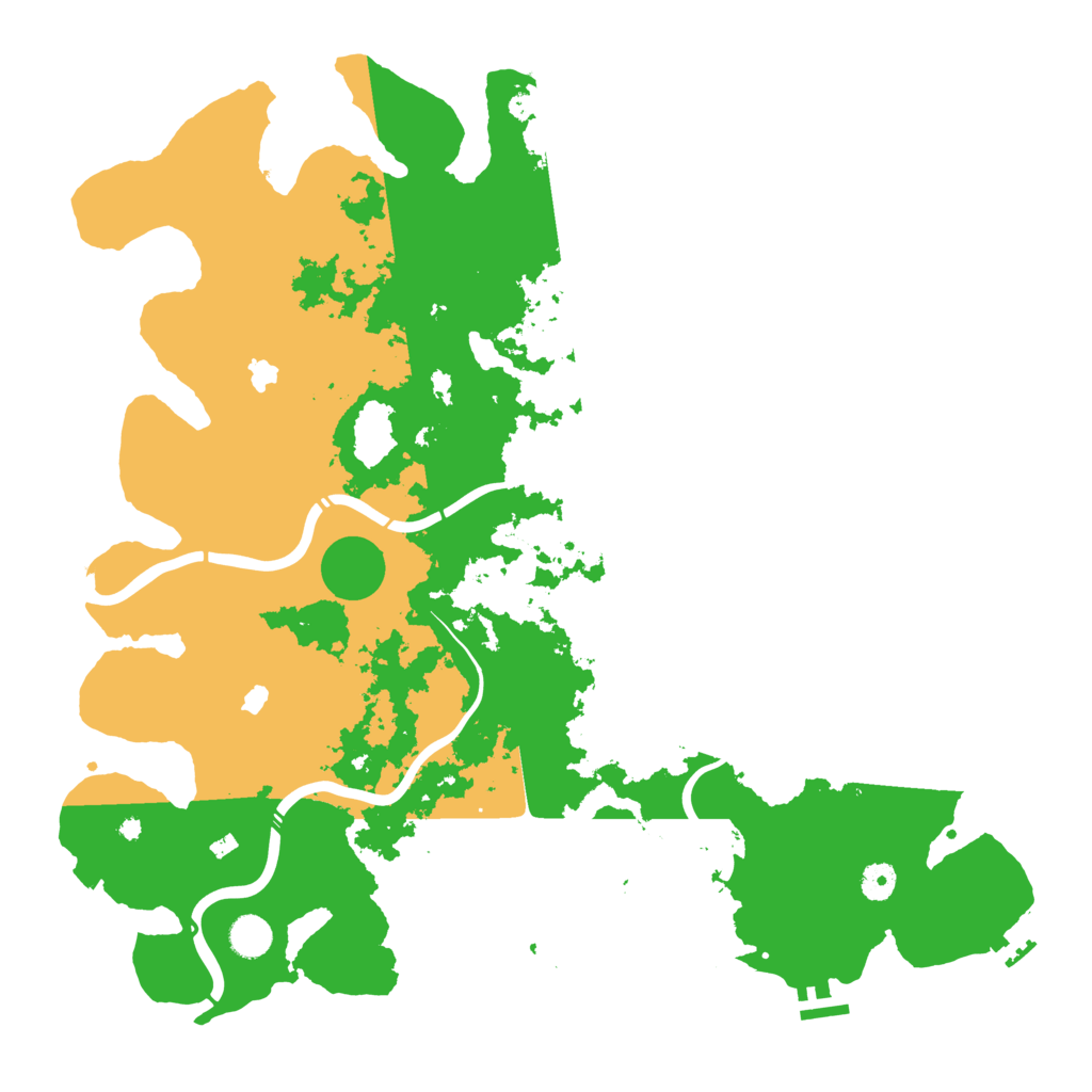 Biome Rust Map: Procedural Map, Size: 4500, Seed: 246426222