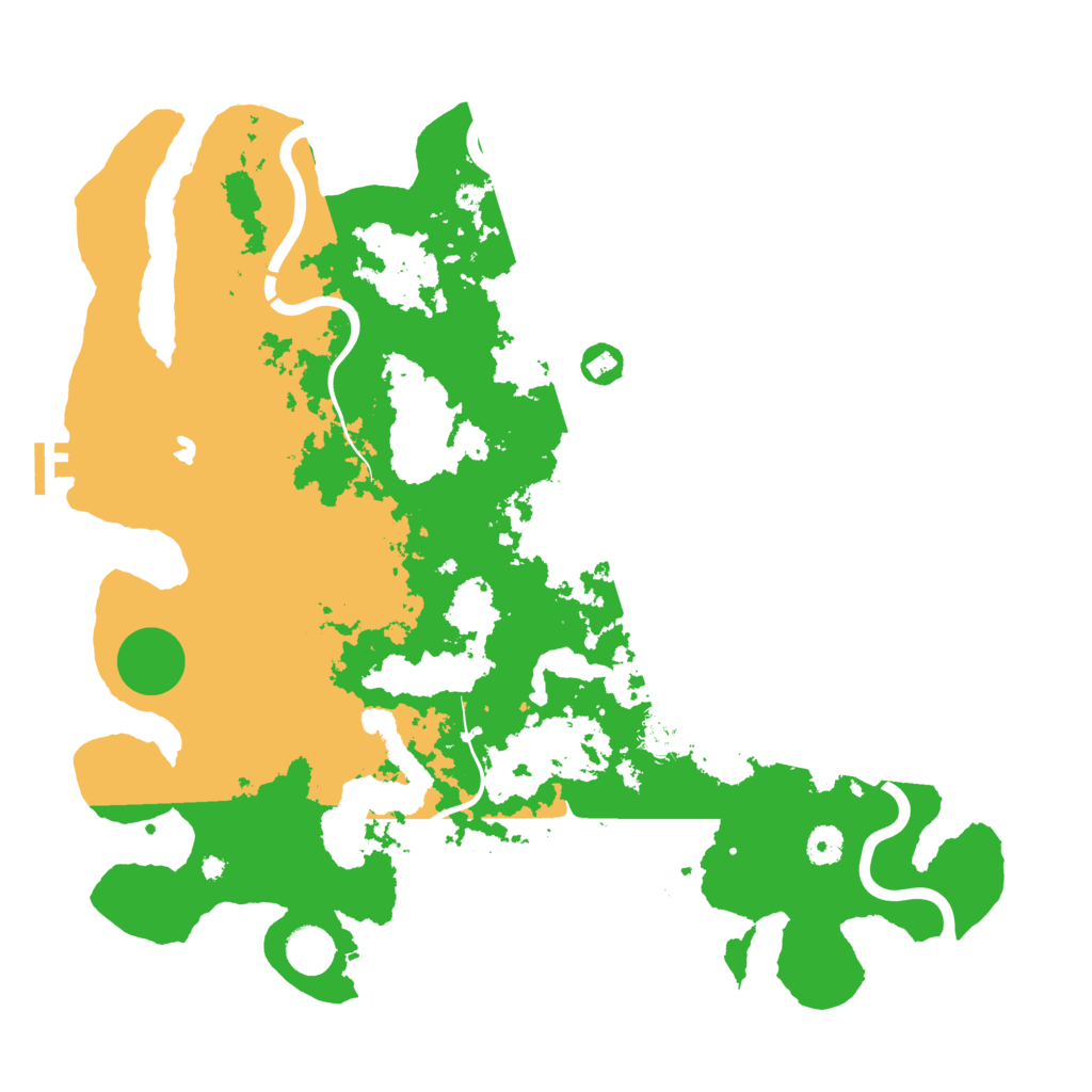 Biome Rust Map: Procedural Map, Size: 4250, Seed: 1007035768