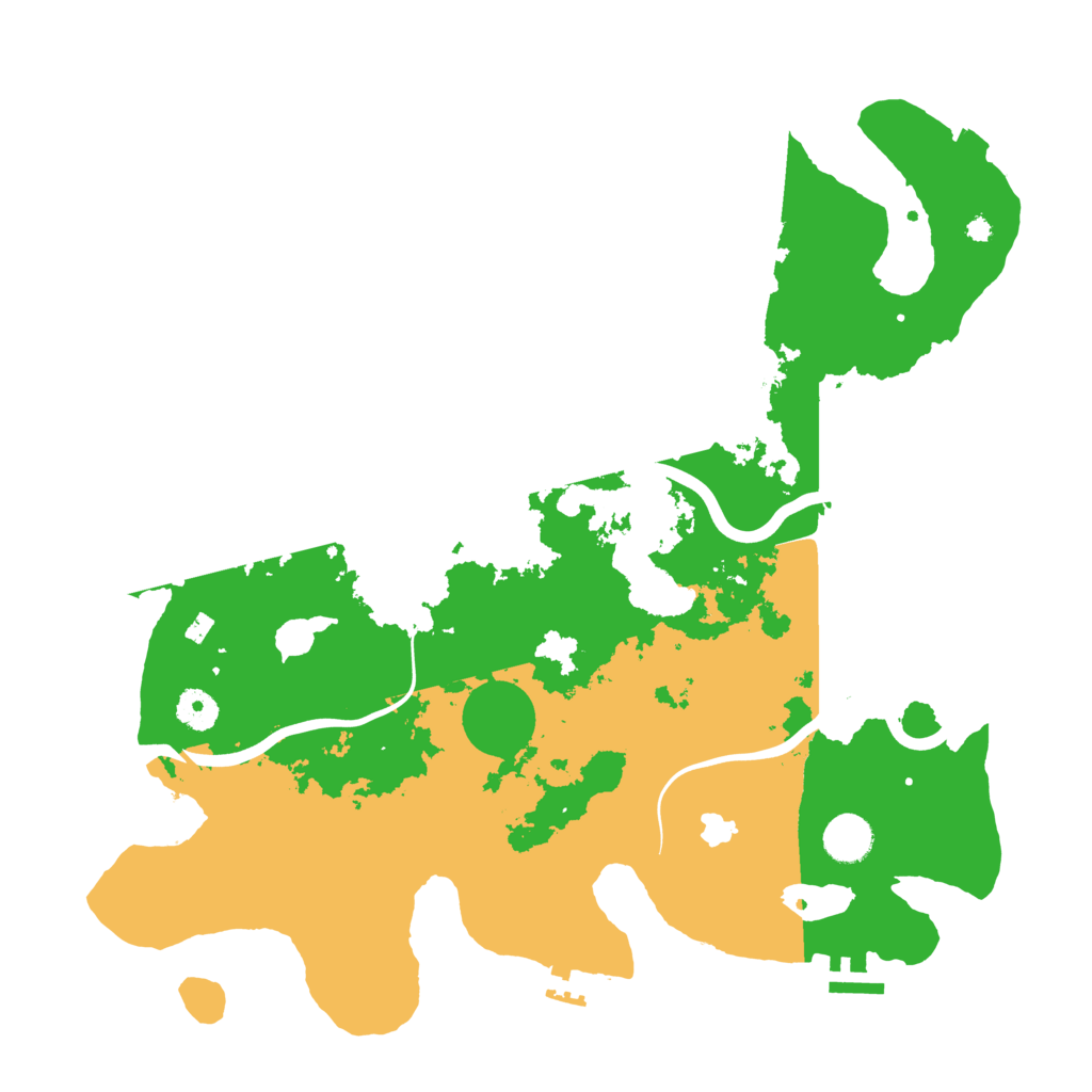 Biome Rust Map: Procedural Map, Size: 4000, Seed: 195185320