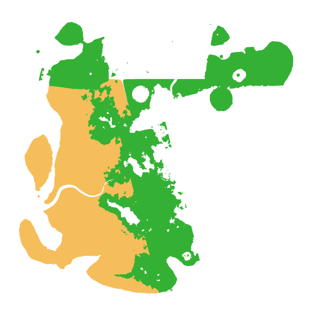 Biome Rust Map: Procedural Map, Size: 3700, Seed: 1128310005