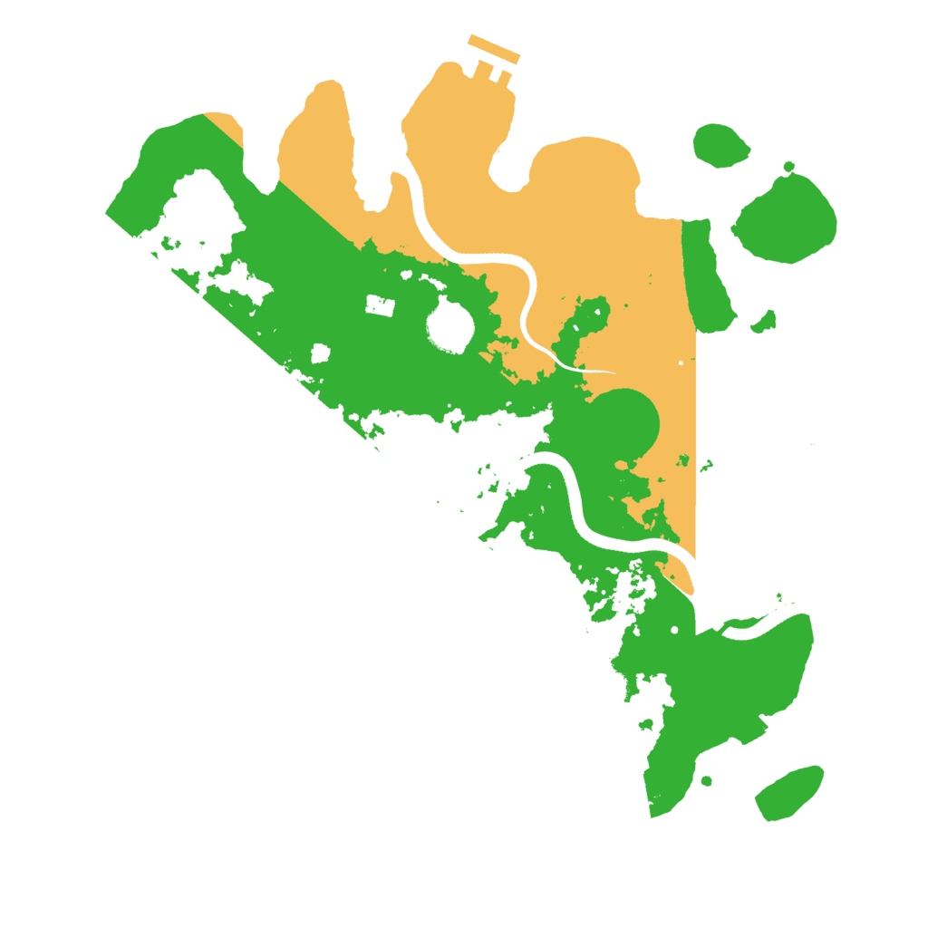 Biome Rust Map: Procedural Map, Size: 3500, Seed: 1949169737