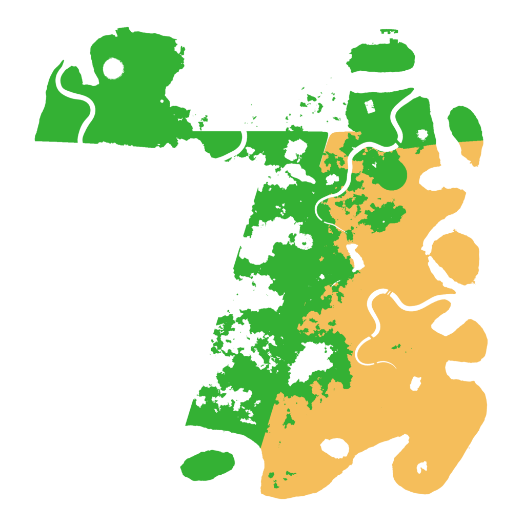 Biome Rust Map: Procedural Map, Size: 4500, Seed: 434924697