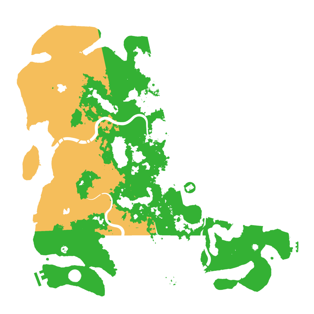 Biome Rust Map: Procedural Map, Size: 4500, Seed: 567419