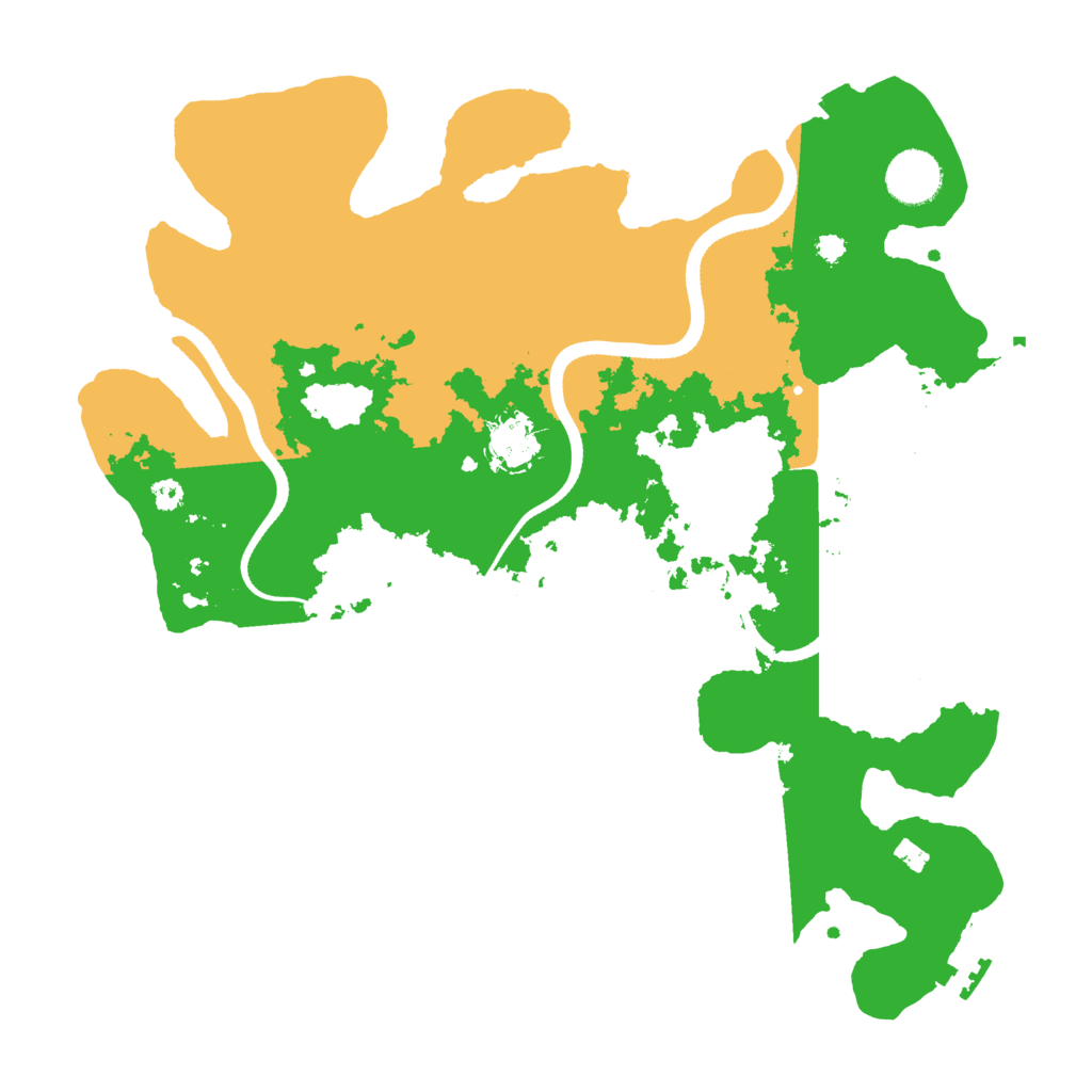 Biome Rust Map: Procedural Map, Size: 3500, Seed: 1045479642