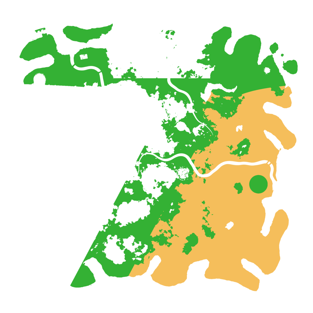 Biome Rust Map: Procedural Map, Size: 4500, Seed: 27697