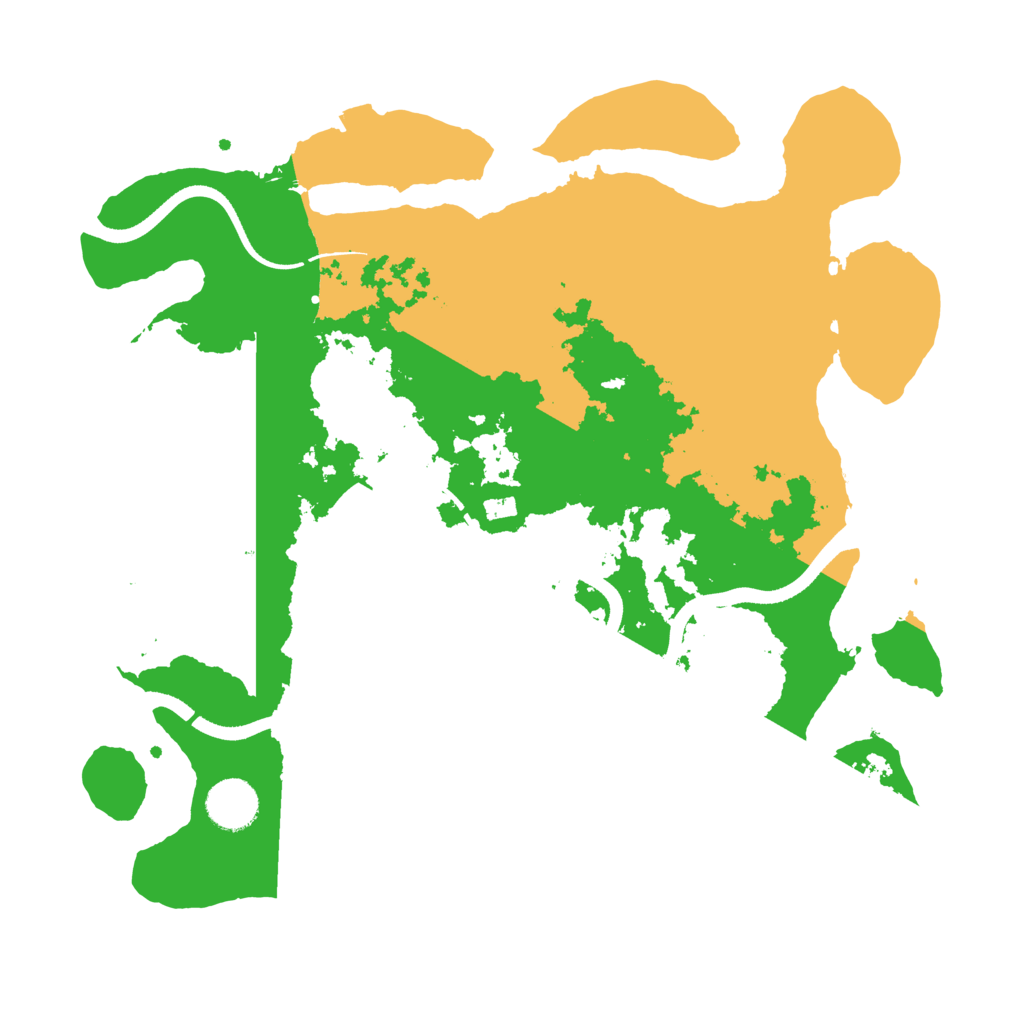 Biome Rust Map: Procedural Map, Size: 3500, Seed: 358673473