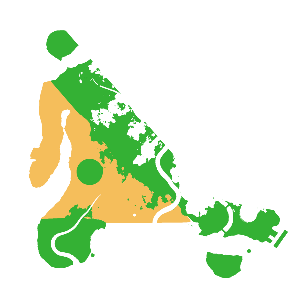 Biome Rust Map: Procedural Map, Size: 3000, Seed: 7652384