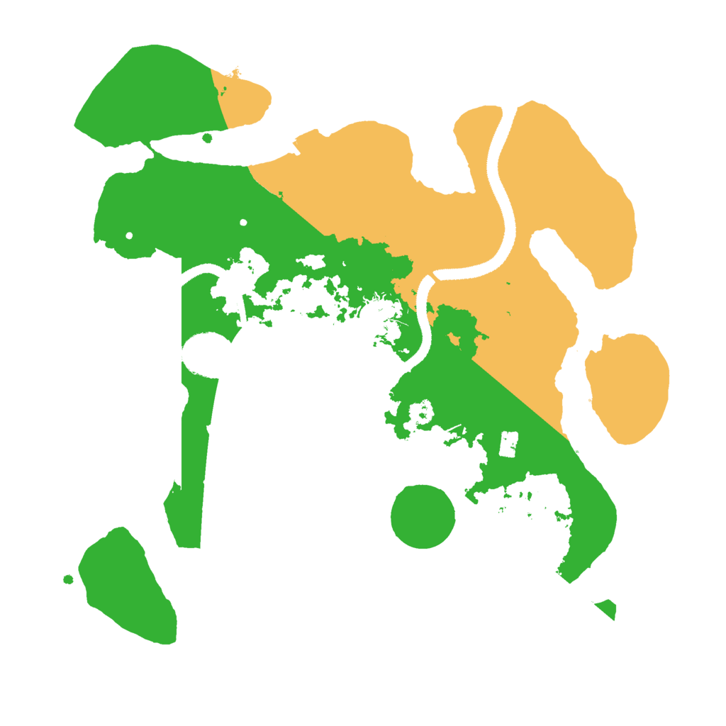 Biome Rust Map: Procedural Map, Size: 3000, Seed: 15753