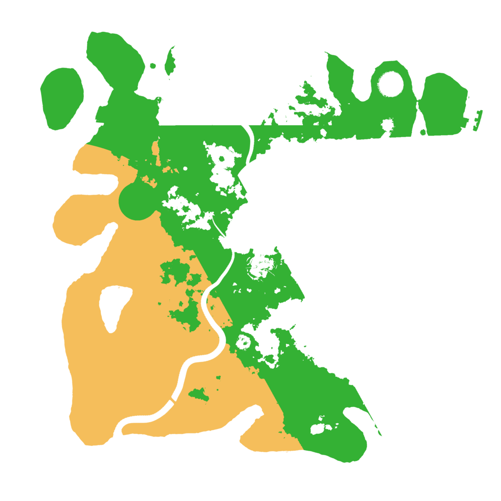 Biome Rust Map: Procedural Map, Size: 3500, Seed: 1455212108