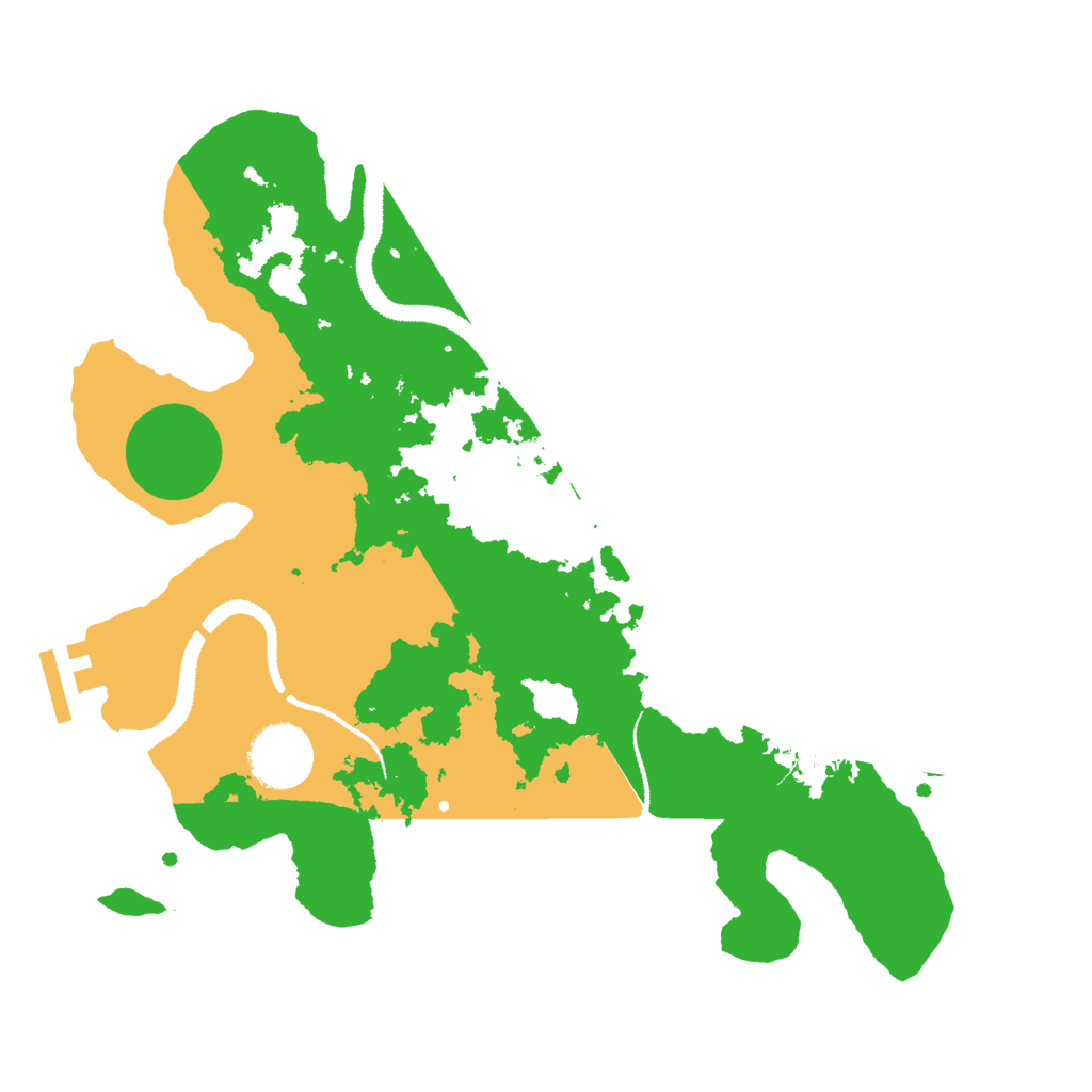 Biome Rust Map: Procedural Map, Size: 3000, Seed: 84411