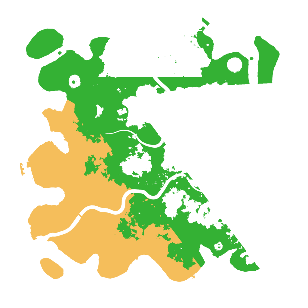 Biome Rust Map: Procedural Map, Size: 3700, Seed: 1212466751