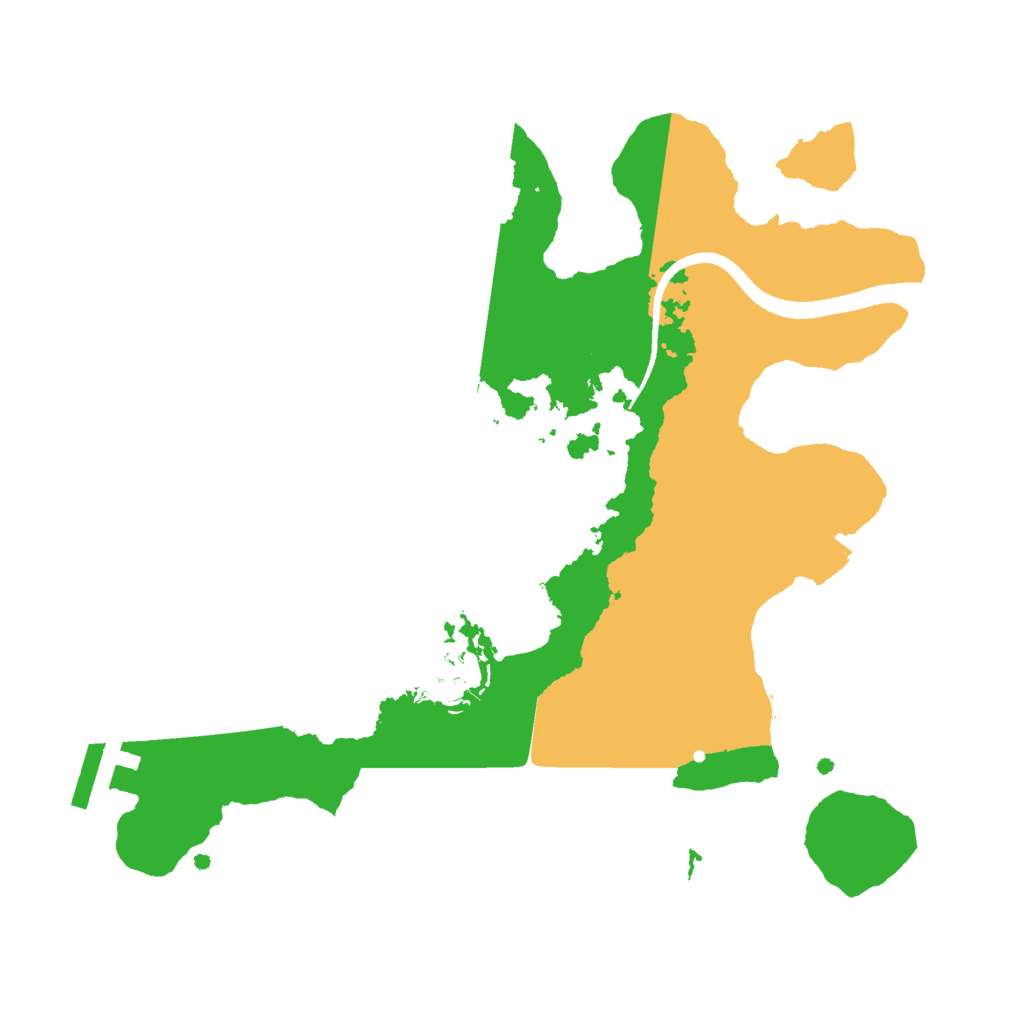 Biome Rust Map: Procedural Map, Size: 2500, Seed: 763798829