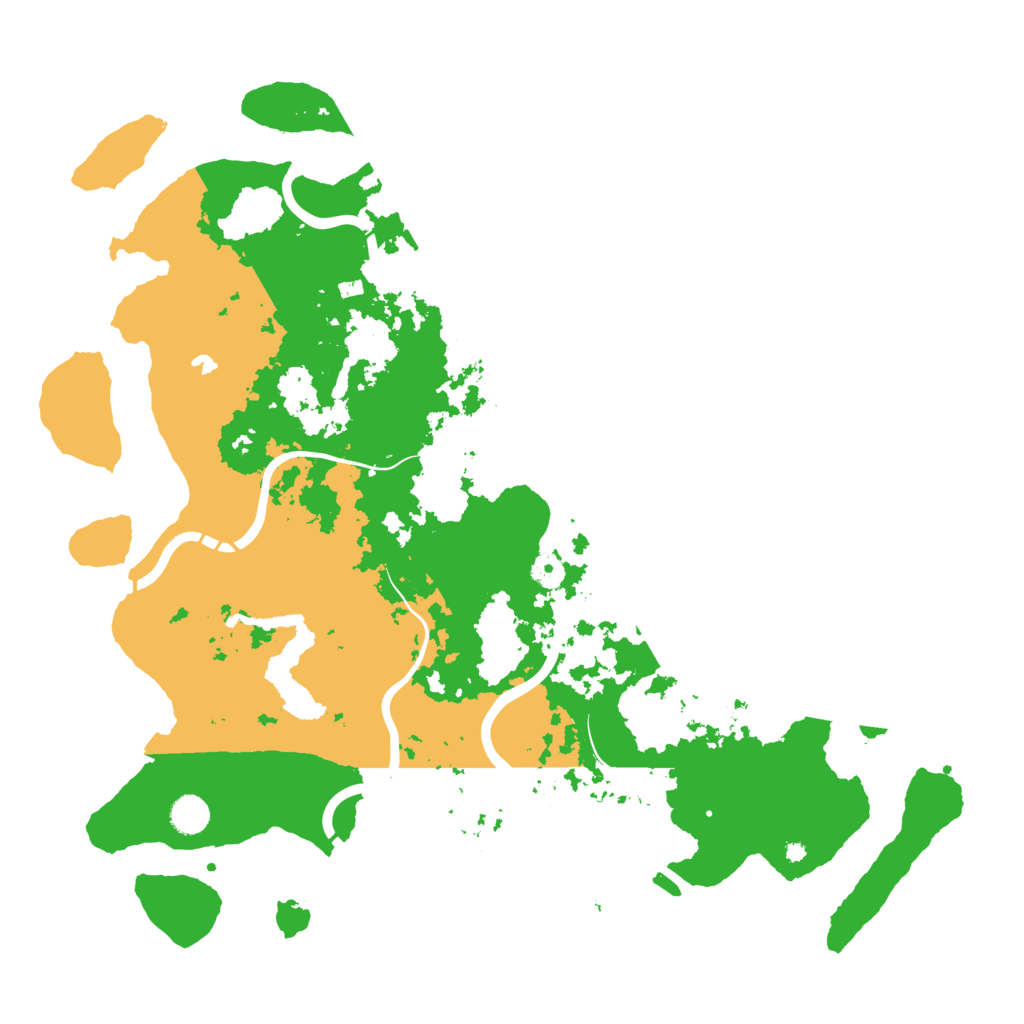 Biome Rust Map: Procedural Map, Size: 4600, Seed: 31616