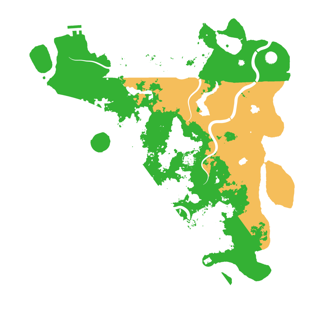 Biome Rust Map: Procedural Map, Size: 4500, Seed: 1088259464