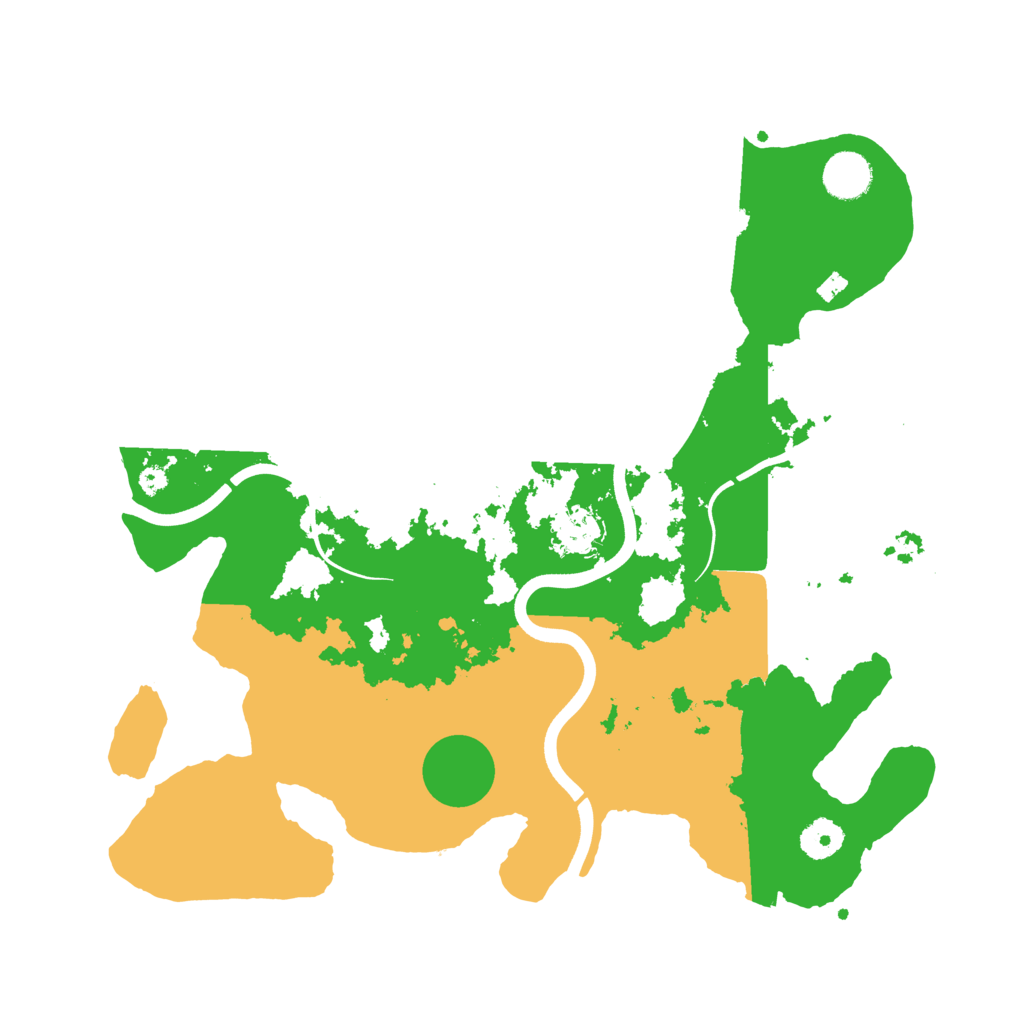 Biome Rust Map: Procedural Map, Size: 3750, Seed: 149147176