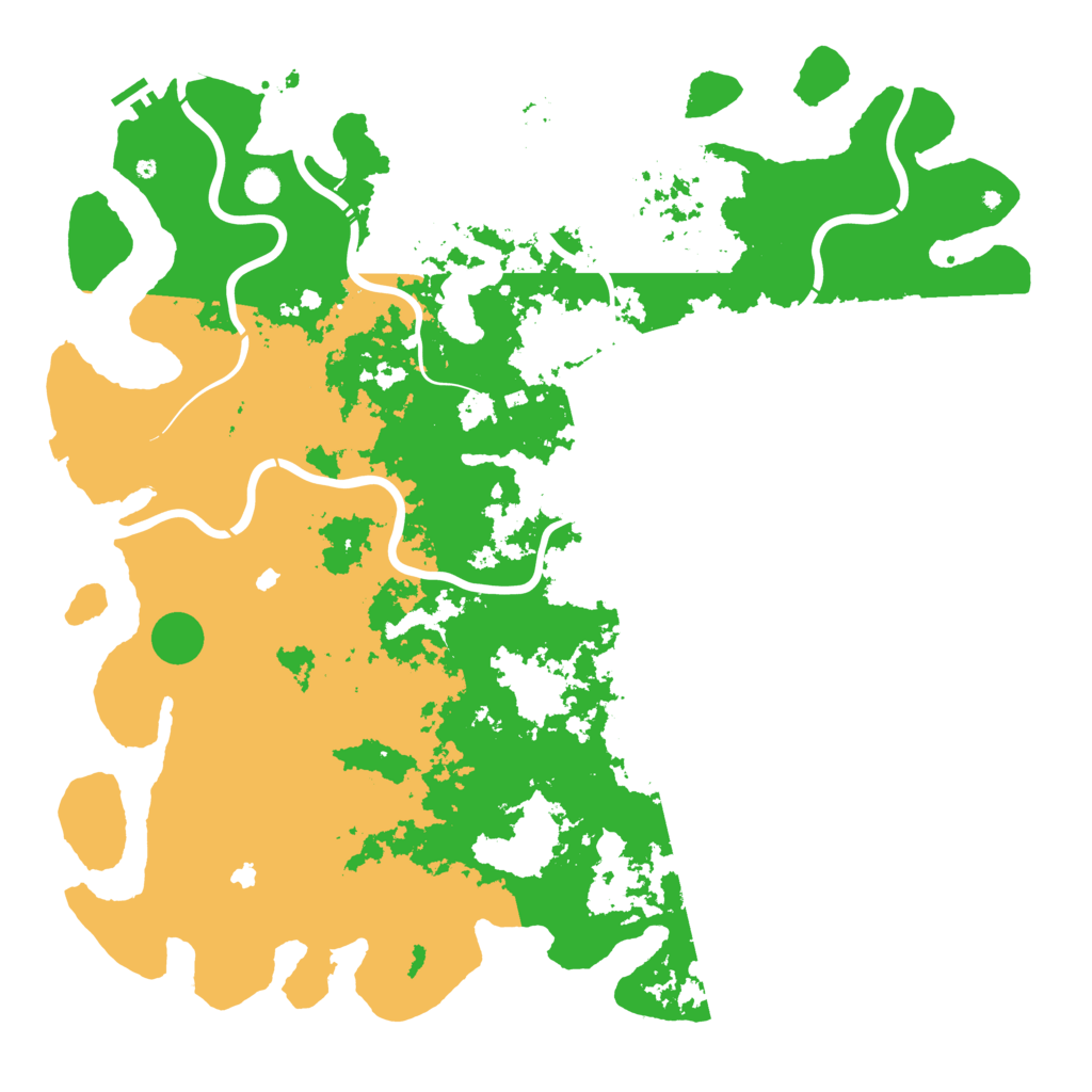 Biome Rust Map: Procedural Map, Size: 5500, Seed: 74
