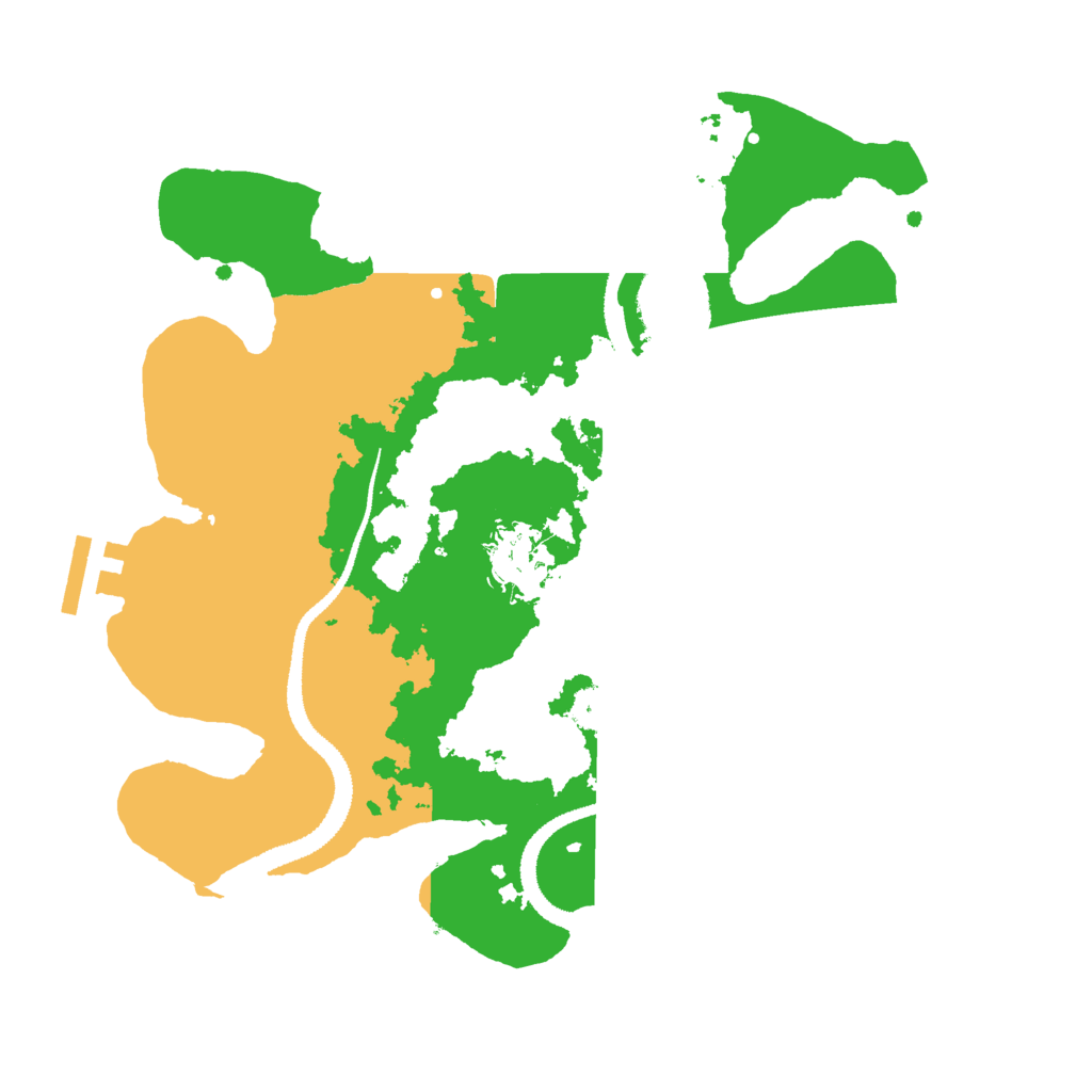Biome Rust Map: Procedural Map, Size: 2800, Seed: 1570609774
