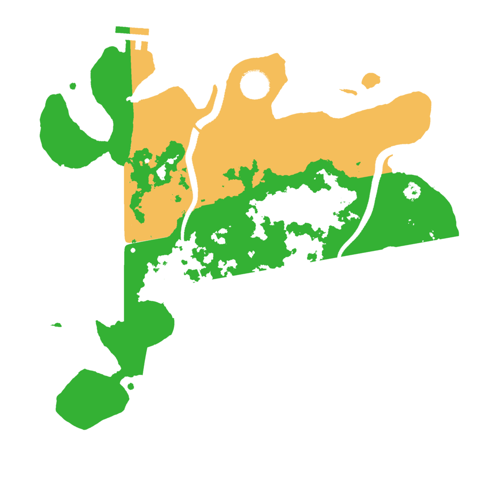 Biome Rust Map: Procedural Map, Size: 3000, Seed: 1396261648