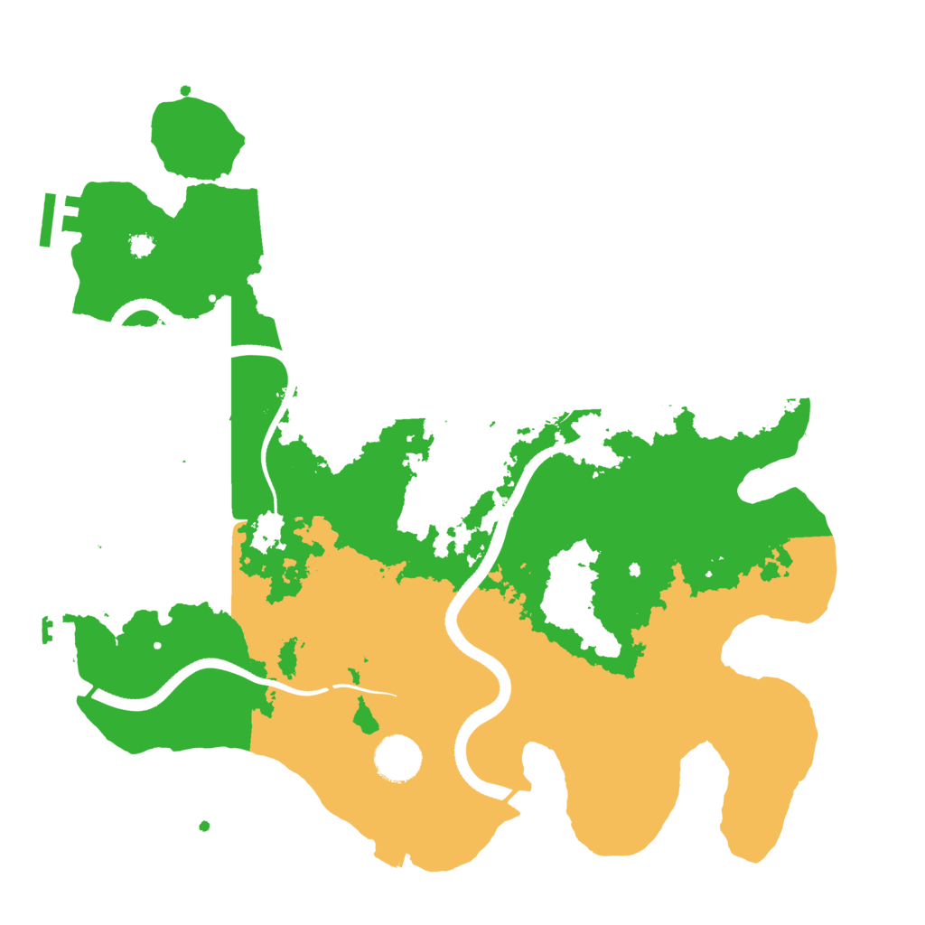 Biome Rust Map: Procedural Map, Size: 3500, Seed: 1875812443