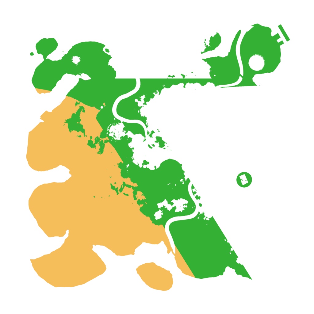 Biome Rust Map: Procedural Map, Size: 3500, Seed: 1919518406