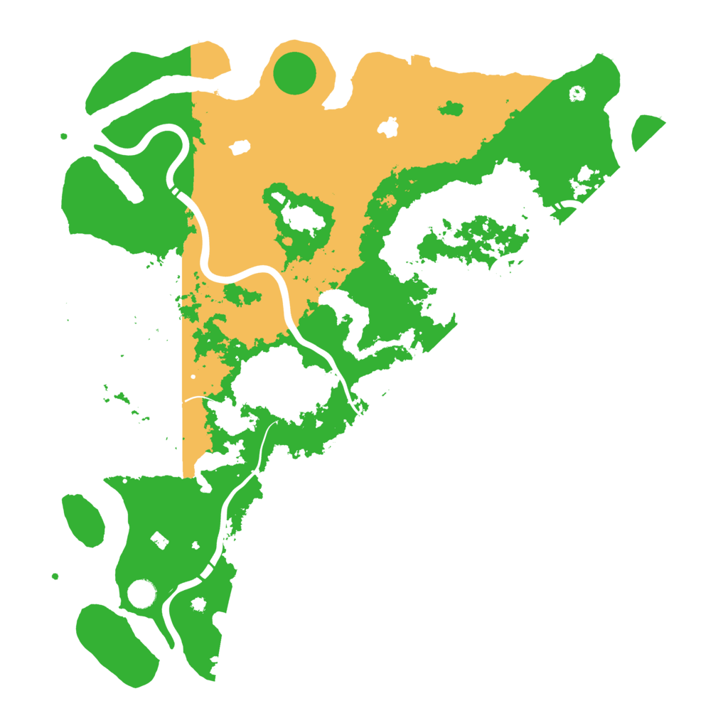 Biome Rust Map: Procedural Map, Size: 4500, Seed: 770071238