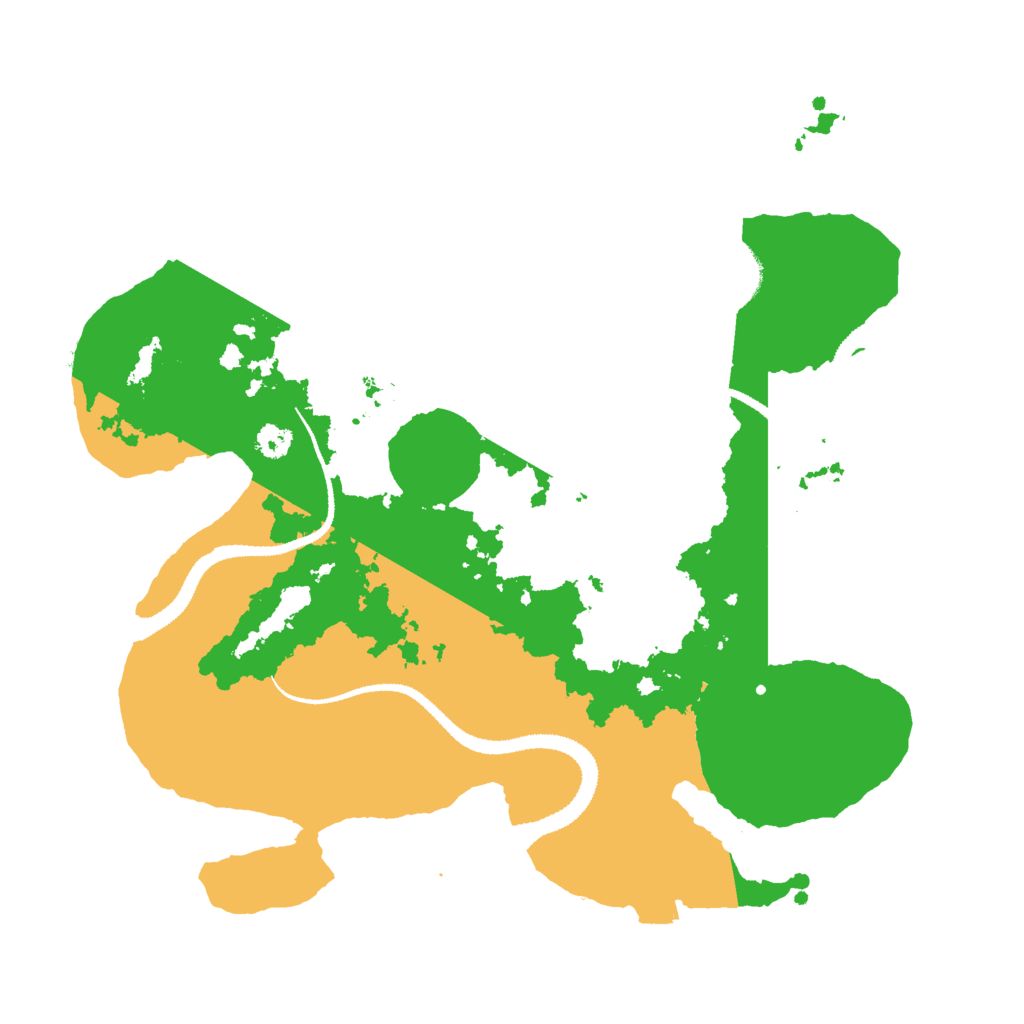 Biome Rust Map: Procedural Map, Size: 3000, Seed: 1092837