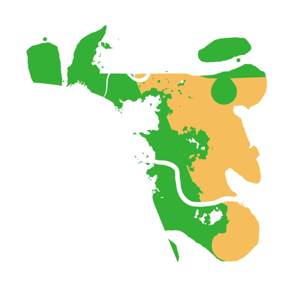 Biome Rust Map: Procedural Map, Size: 3000, Seed: 17060