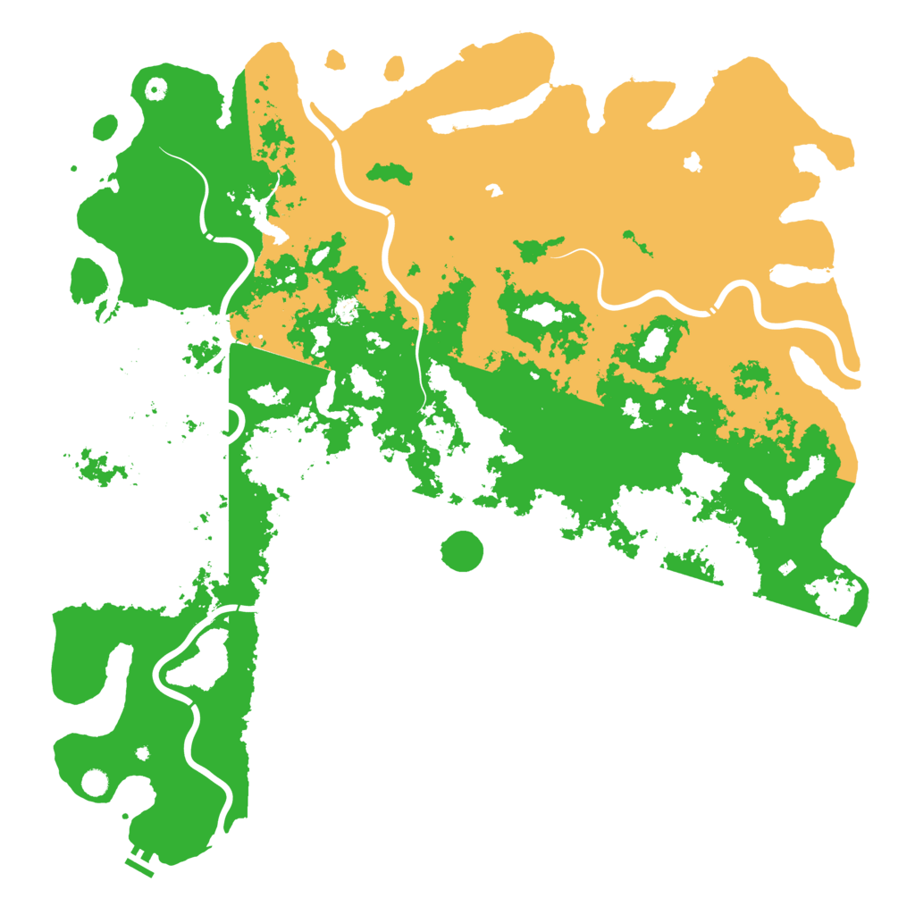 Biome Rust Map: Procedural Map, Size: 6000, Seed: 167846051