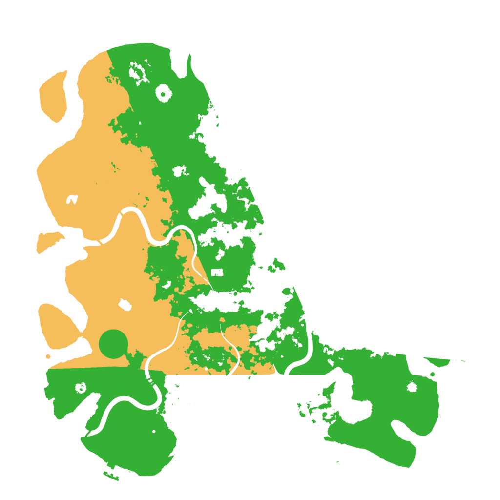 Biome Rust Map: Procedural Map, Size: 4500, Seed: 1764937575