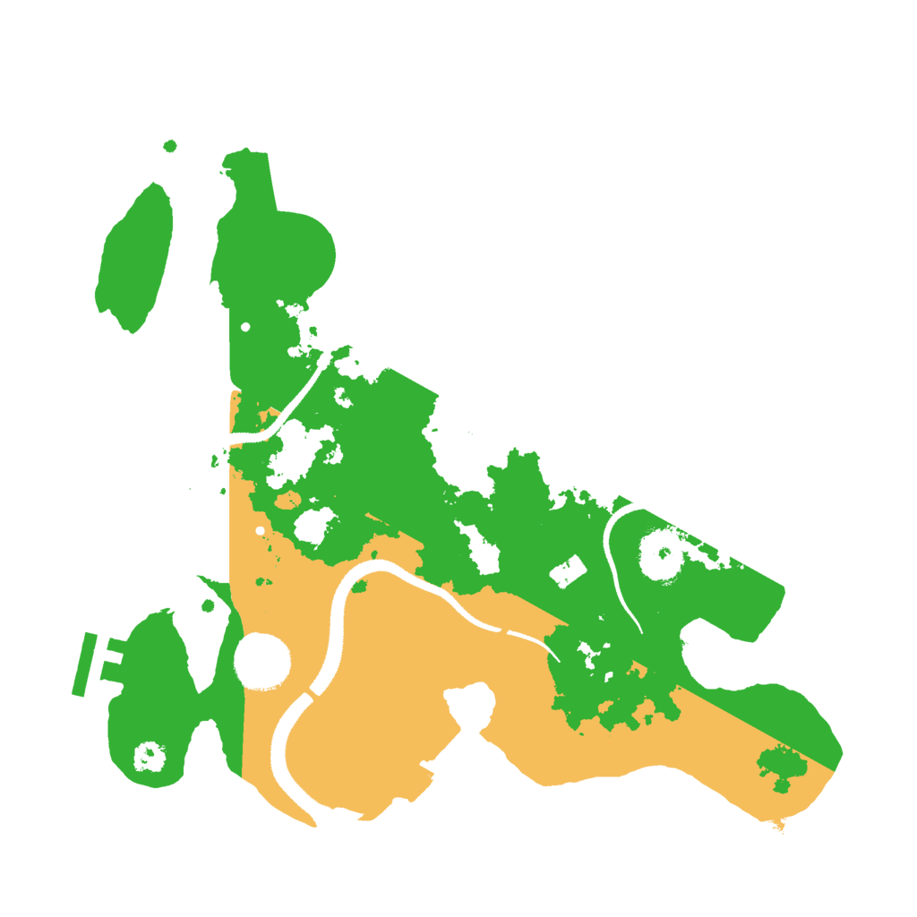 Biome Rust Map: Procedural Map, Size: 2900, Seed: 49876
