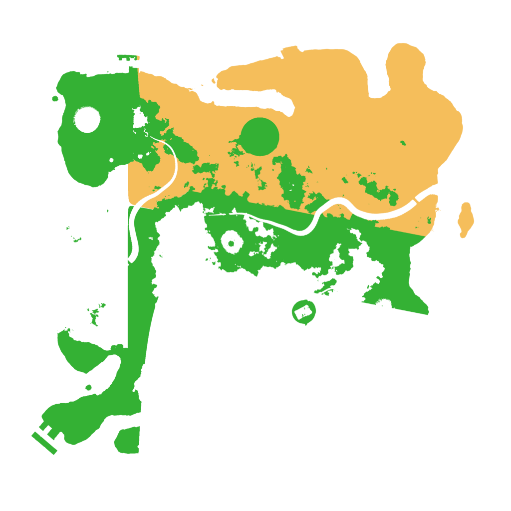 Biome Rust Map: Procedural Map, Size: 3500, Seed: 779715687