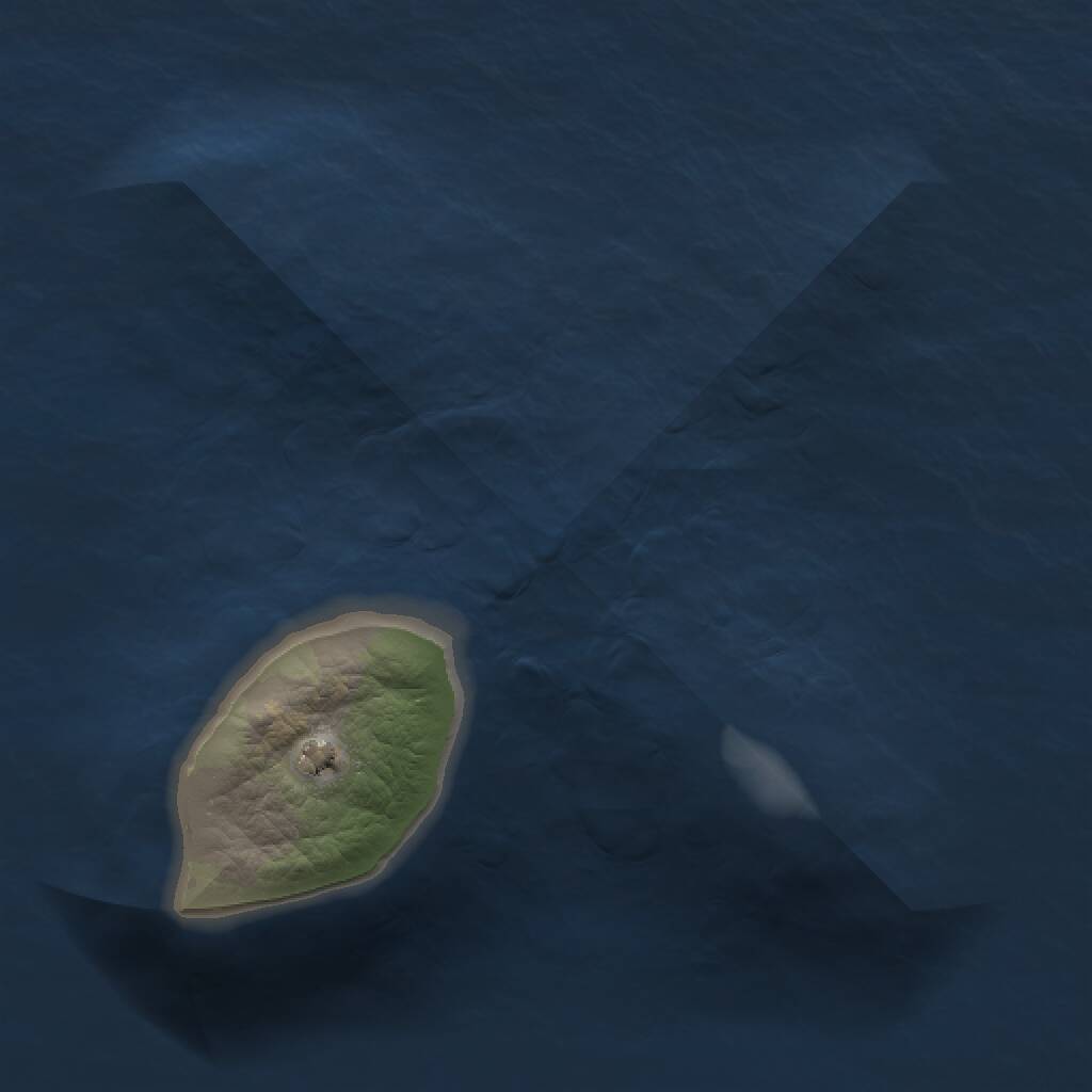Rust Map: Procedural Map, Size: 1000, Seed: 960096735, 1 Monuments