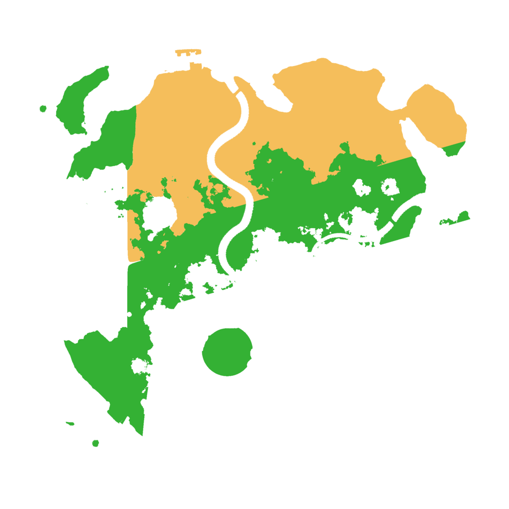Biome Rust Map: Procedural Map, Size: 3000, Seed: 482254
