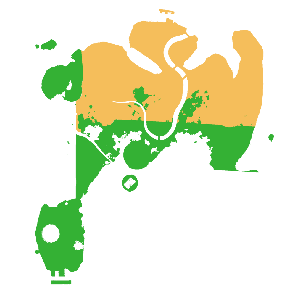 Biome Rust Map: Procedural Map, Size: 3000, Seed: 1893534234