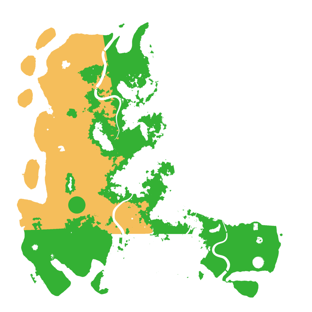 Biome Rust Map: Procedural Map, Size: 4800, Seed: 702657305