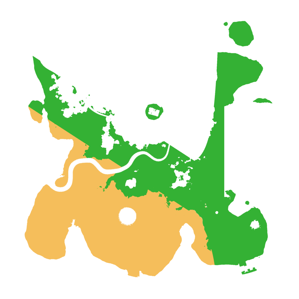 Biome Rust Map: Procedural Map, Size: 3000, Seed: 1814145129