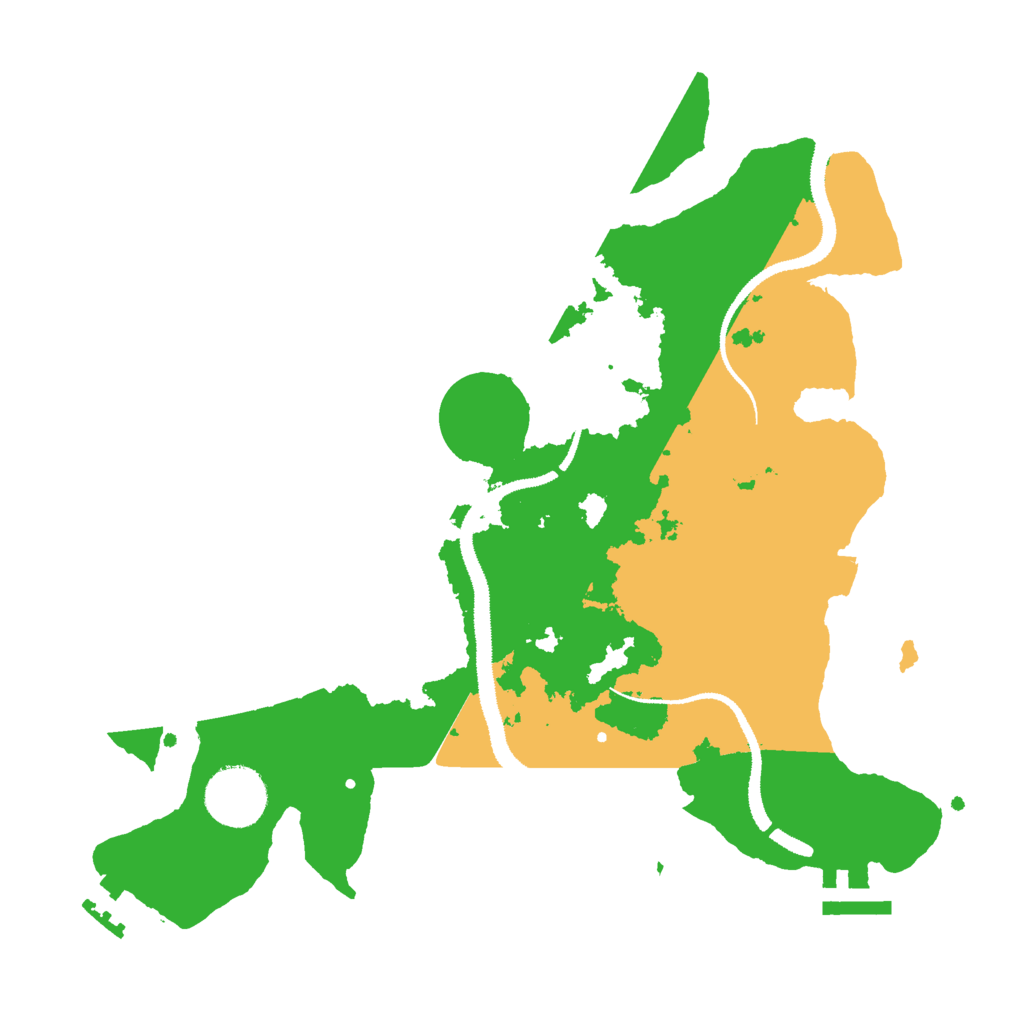 Biome Rust Map: Procedural Map, Size: 3000, Seed: 982943928