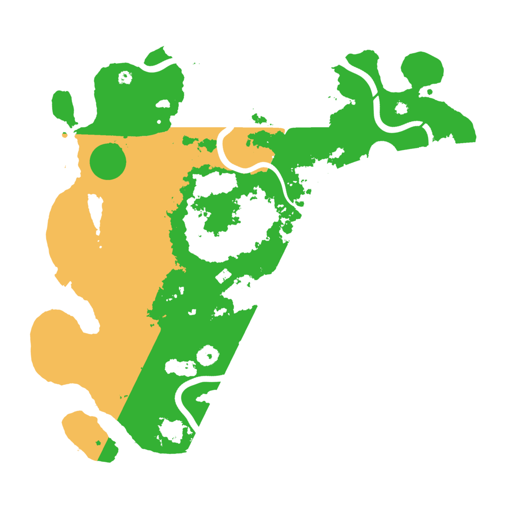Biome Rust Map: Procedural Map, Size: 3700, Seed: 1874170828