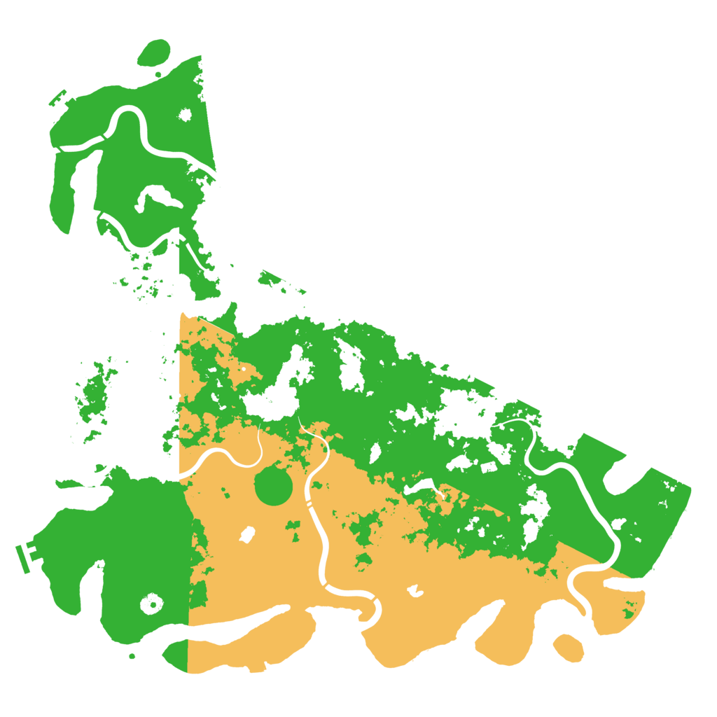 Biome Rust Map: Procedural Map, Size: 5000, Seed: 1593963631