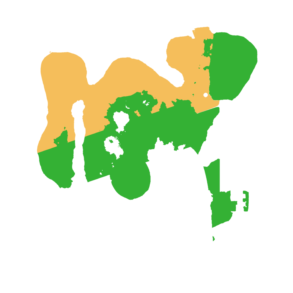 Biome Rust Map: Procedural Map, Size: 2000, Seed: 12121999