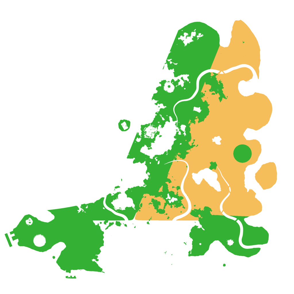 Biome Rust Map: Procedural Map, Size: 4250, Seed: 540508239
