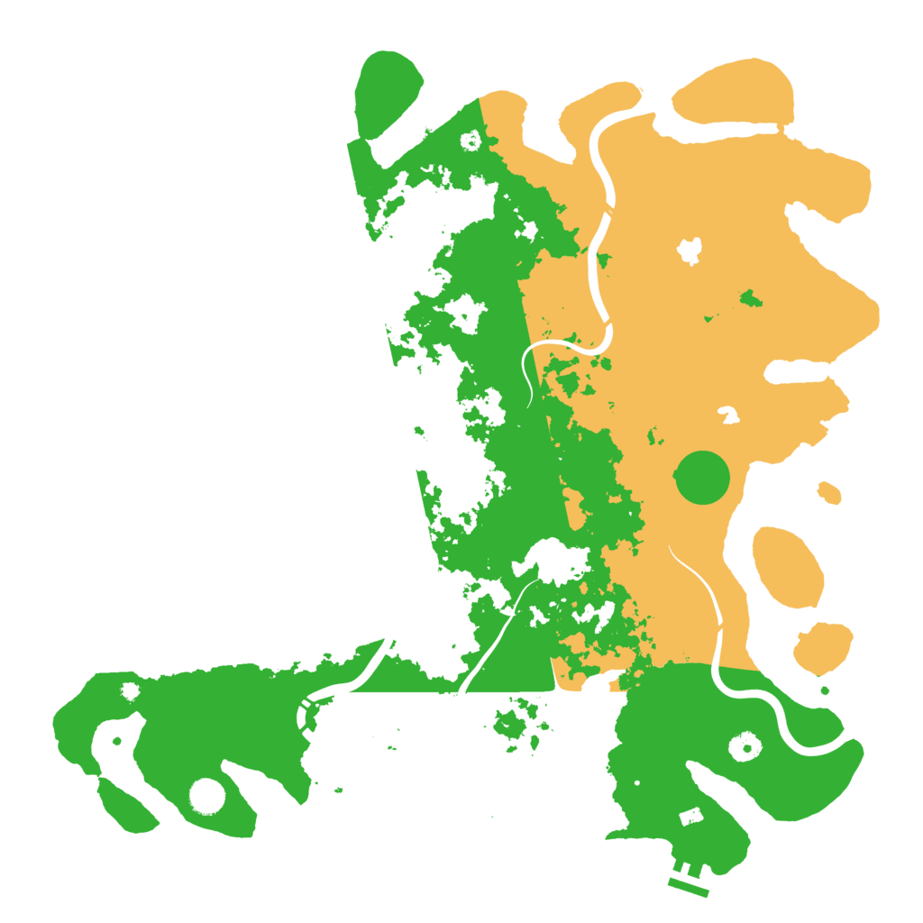 Biome Rust Map: Procedural Map, Size: 4500, Seed: 78869