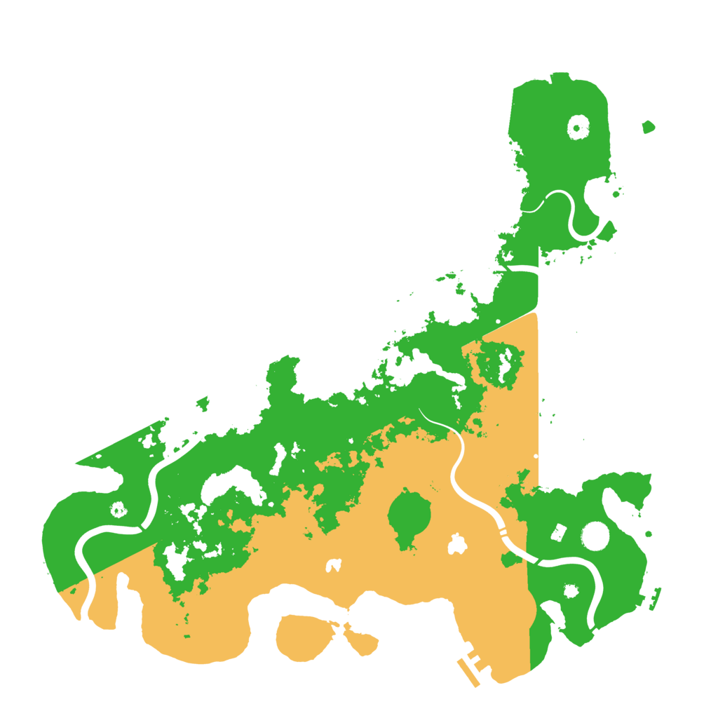 Biome Rust Map: Procedural Map, Size: 4500, Seed: 218084100
