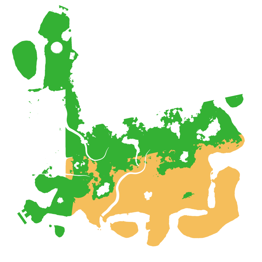 Biome Rust Map: Procedural Map, Size: 4000, Seed: 1962183905