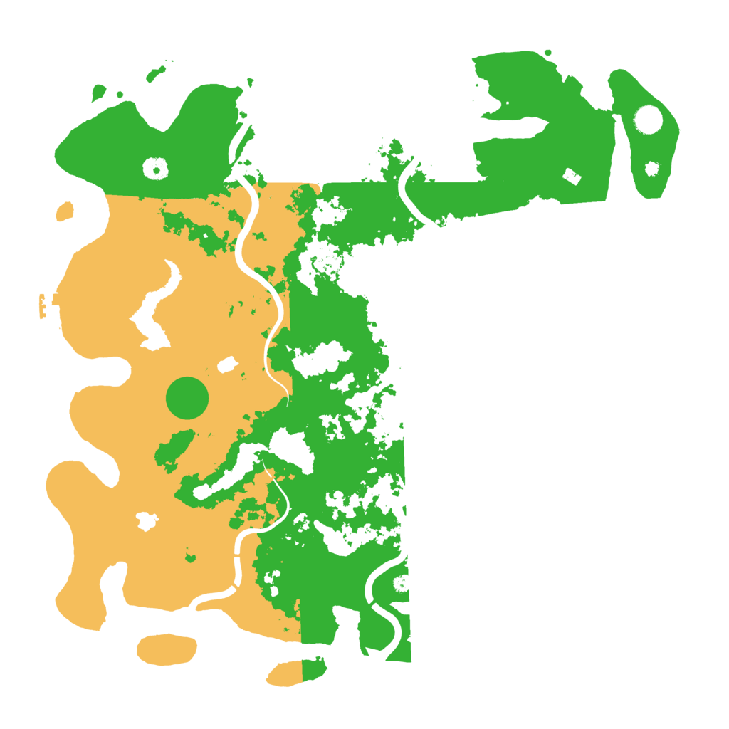 Biome Rust Map: Procedural Map, Size: 4500, Seed: 1162931564