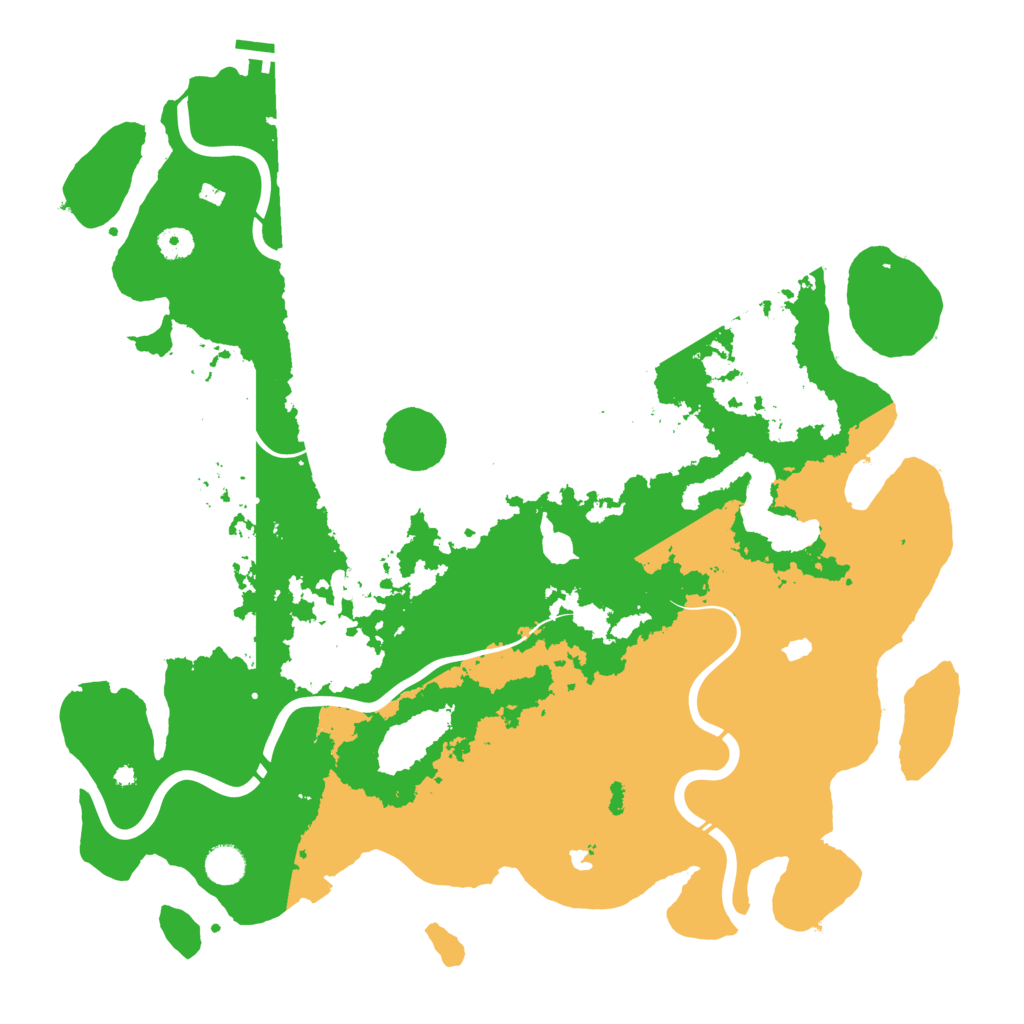 Biome Rust Map: Procedural Map, Size: 4500, Seed: 1369973904