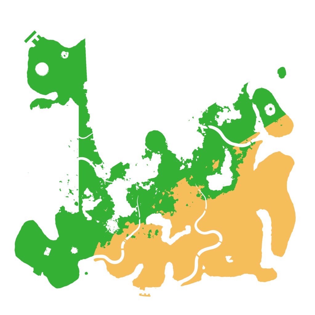 Biome Rust Map: Procedural Map, Size: 4250, Seed: 9183100