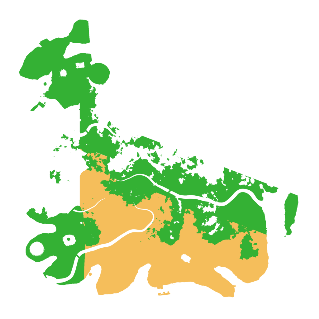 Biome Rust Map: Procedural Map, Size: 4000, Seed: 382101117