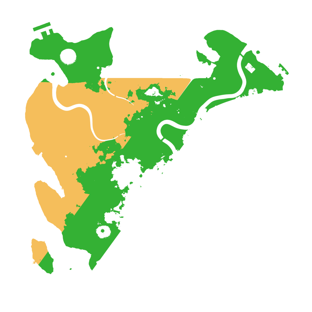 Biome Rust Map: Procedural Map, Size: 3500, Seed: 1339647485