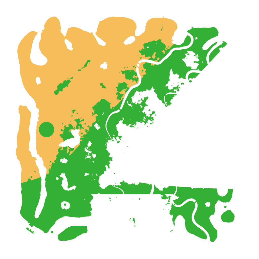 Biome Rust Map: Procedural Map, Size: 4500, Seed: 1532585646